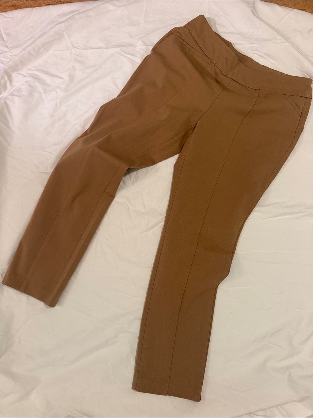 Chico's So Slimming Straight-Leg Ankle Pants - Warm Brown